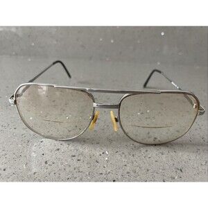 Viva Mod.1016 WS Eyeglasses Frames ONLY Silver Aviator Full Rim Frame 58-17-145
